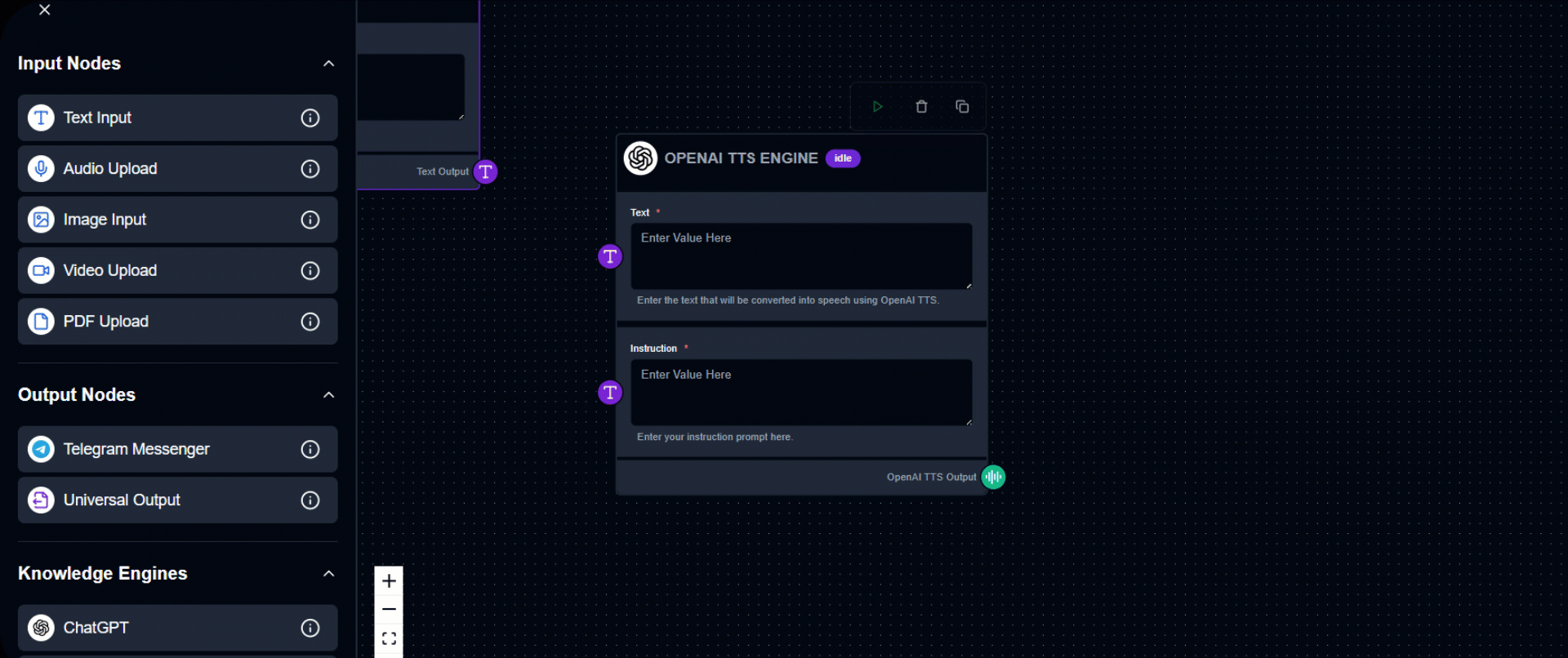 Enter Text Input